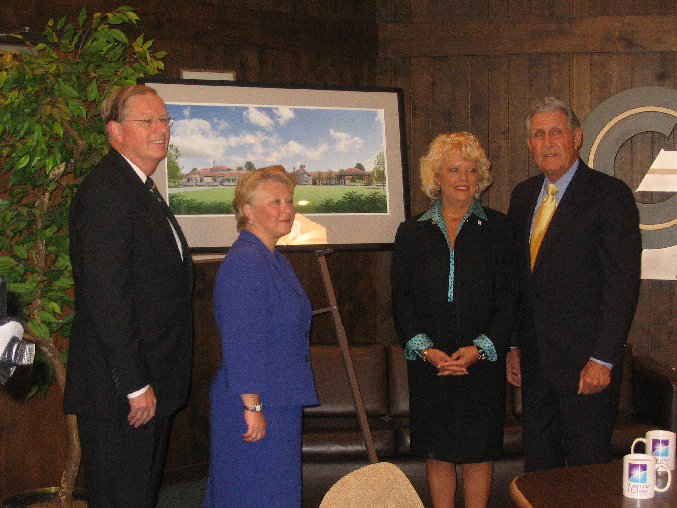 Frank Pinckney, Valinda Rutledge, Joyce Boyette, and Dr. Tom Barton